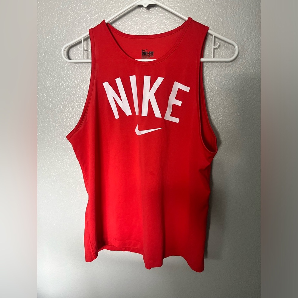 Nike Women's Dri-fit Red Tank Top